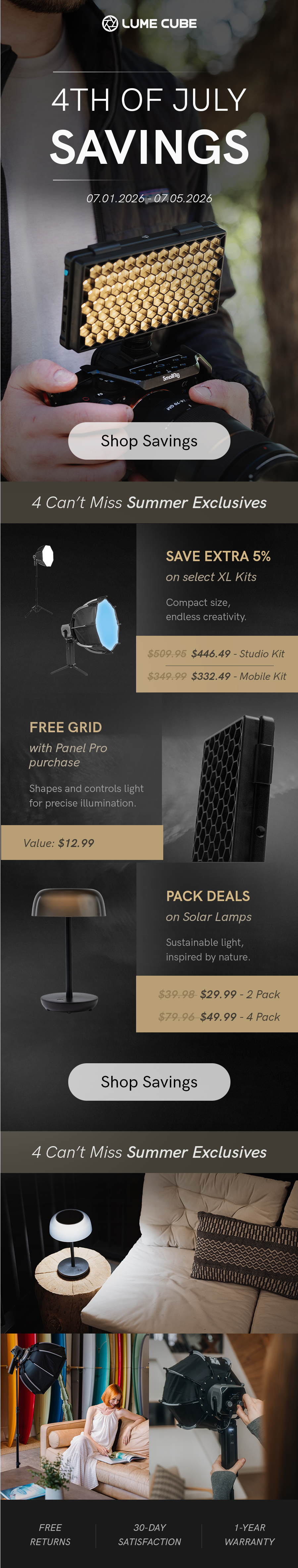 4th of July Savings