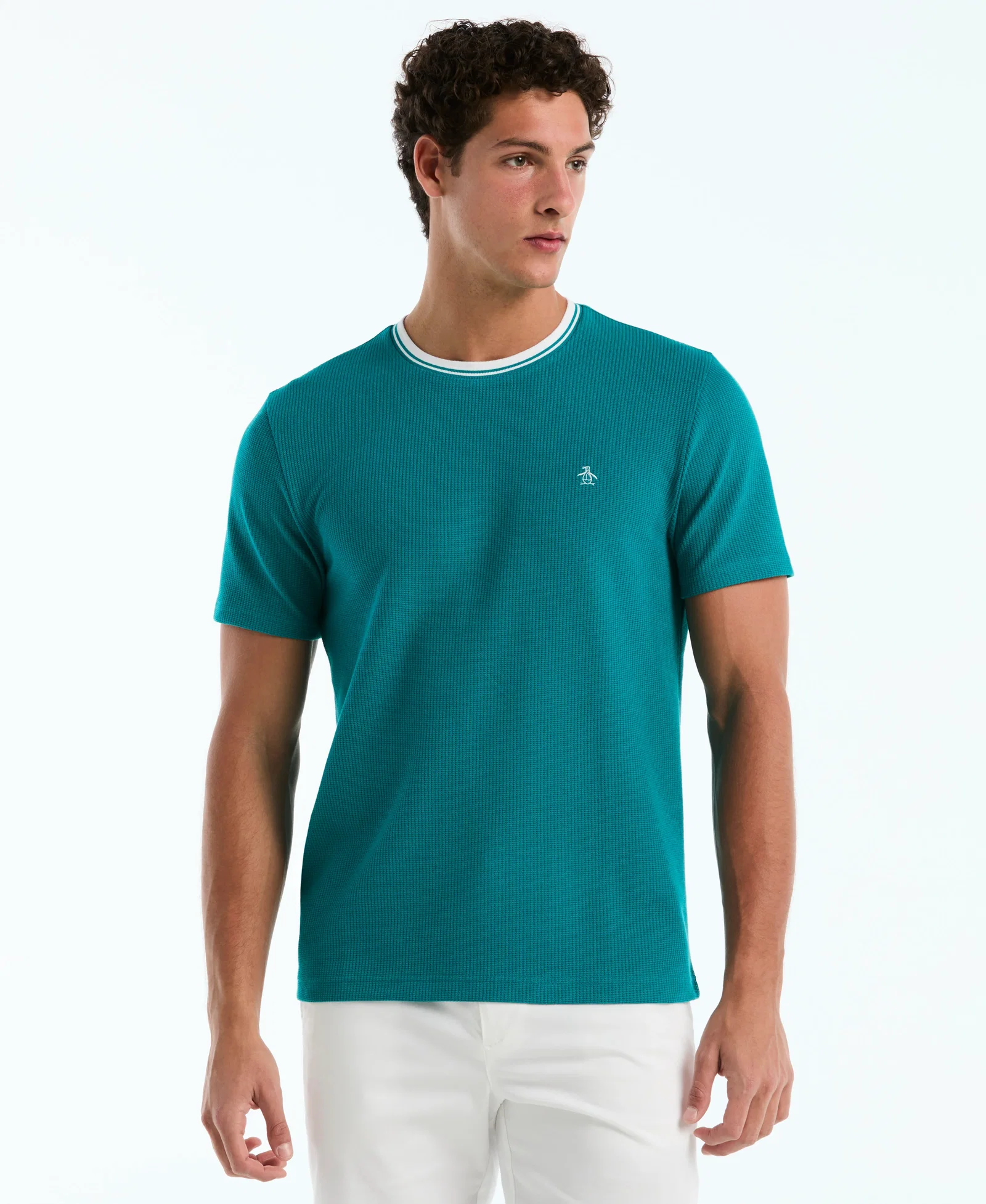 Image of Textured Ringer Tee