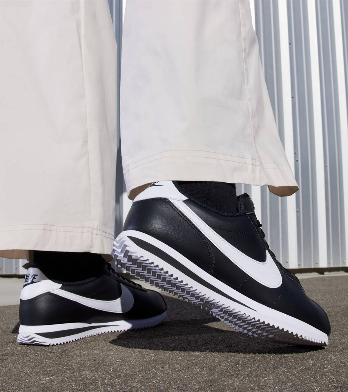 Shop best-selling Nike, including the Cortez shoes in black and white