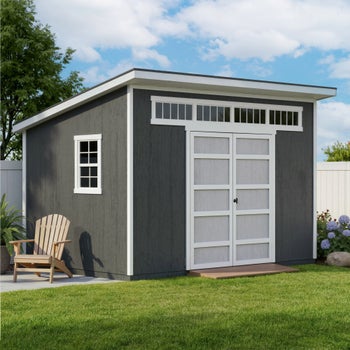 Yardline Montague 12' x 7.5' Wood Storage Shed - Do It Yourself Assembly