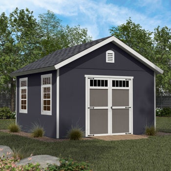 Yardline Piermont Wood Storage Shed, Do It Yourself or Installed