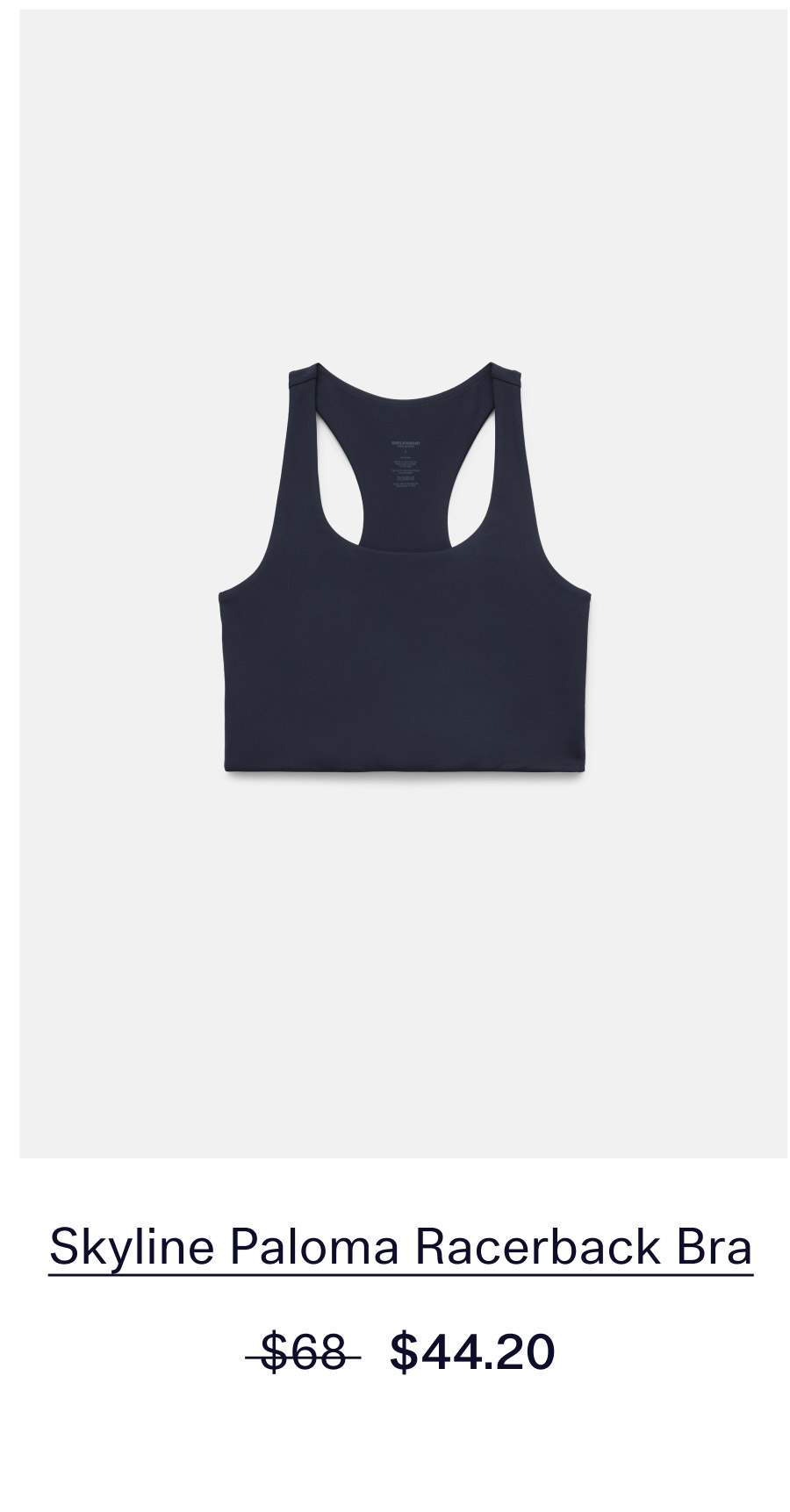Skyline Paloma Racerback Bra