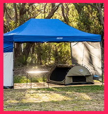 4.5x3m Portable Gazebo + Roof Top Canvas Bag
