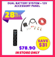 Dual Battery System + 12V Accessory Panel