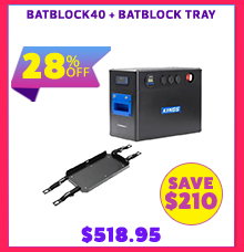 BATBLOCK40 + BatBlock Tray