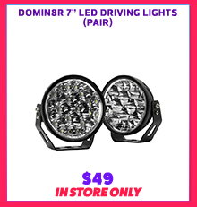 Domin8r 7 LED Driving Lights (Pair)