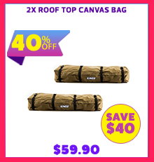 2x Roof Top Canvas Bag