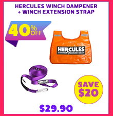 Hercules Winch Dampener + Winch Extension Strap