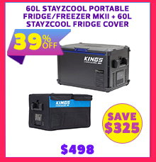 60L Stayzcool Portable Fridge/Freezer MKII + 60L Stayzcool Fridge Cover