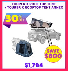 Tourer X Roof Top Tent + Tourer X Rooftop Tent Annex