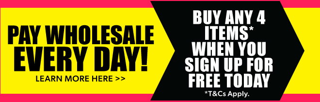 Pay Wholesale Every Day!