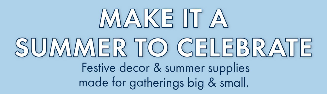 Spring & Summer Party Supplies