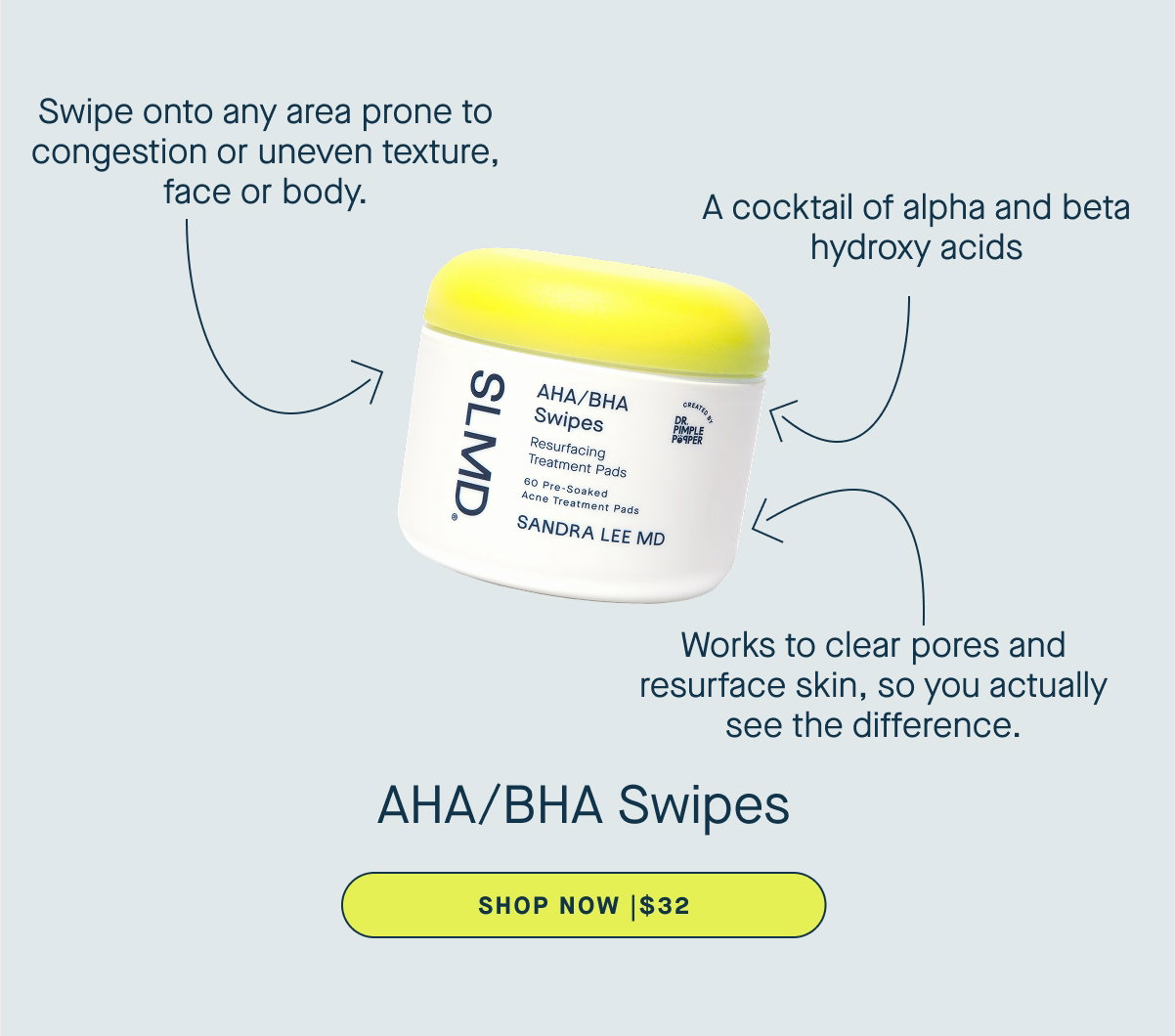 Shop AHA/BHA Swipes
