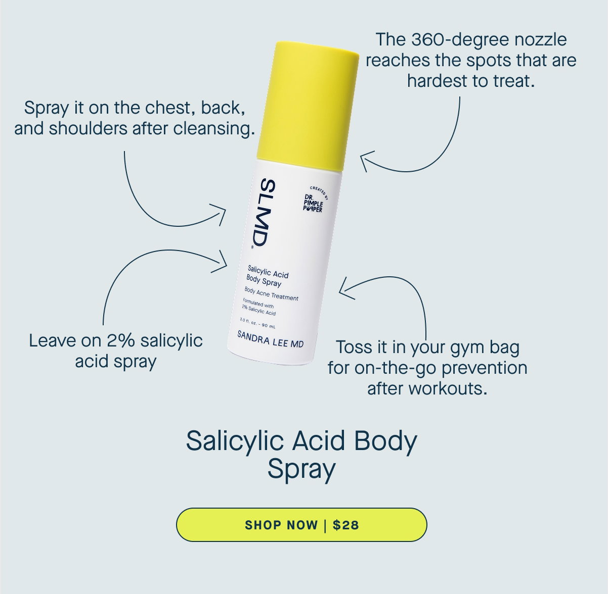 Shop Salicylic Acid Body Spray