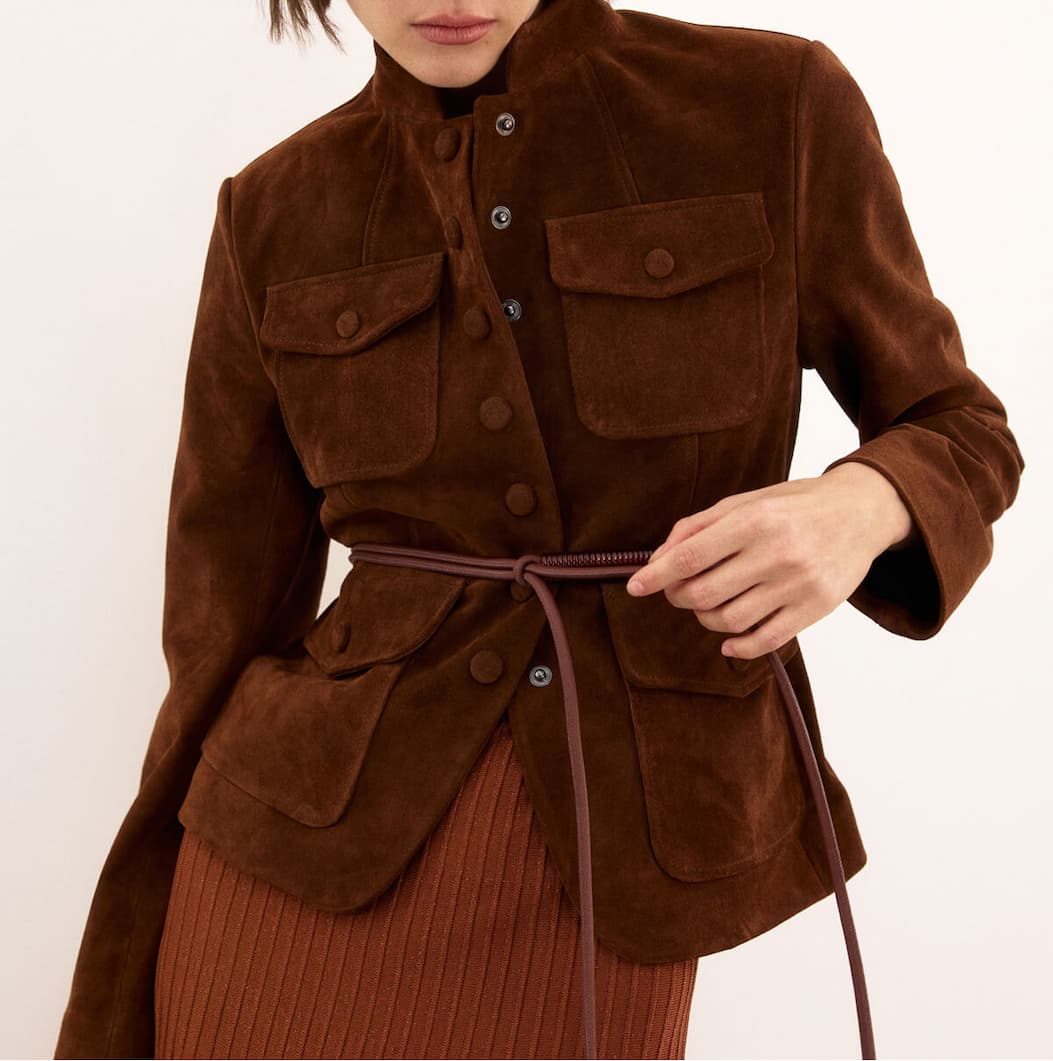 Shop Mercer Suede Blazer