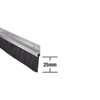 Stormguard Heavy Duty Brush Seal Aluminium 0.91m