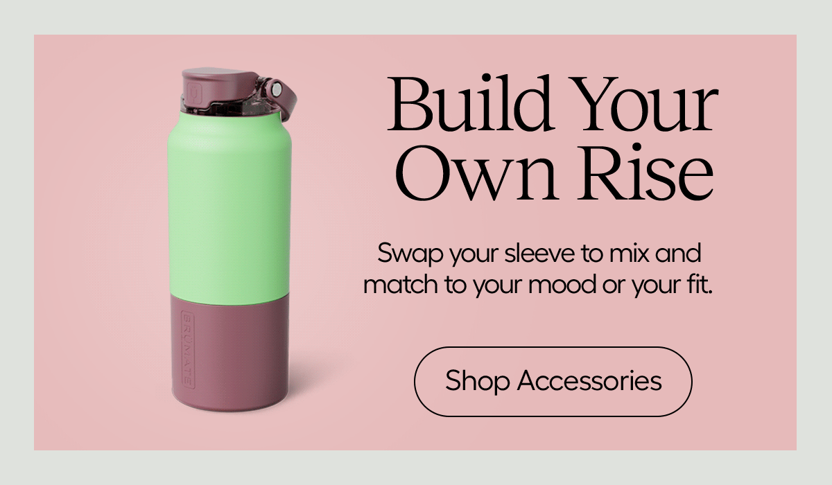 A Rise 35oz swapping lids and sleeves to create custom bottle. 
