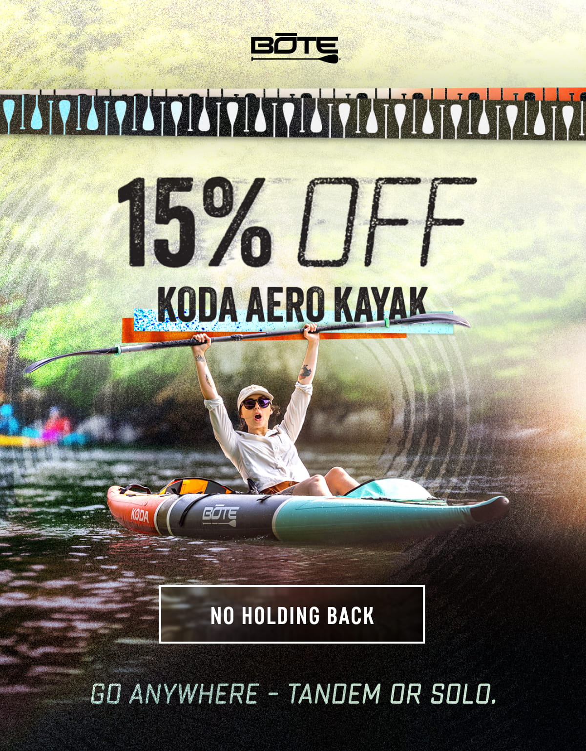 15% off Koda Aero Kayak