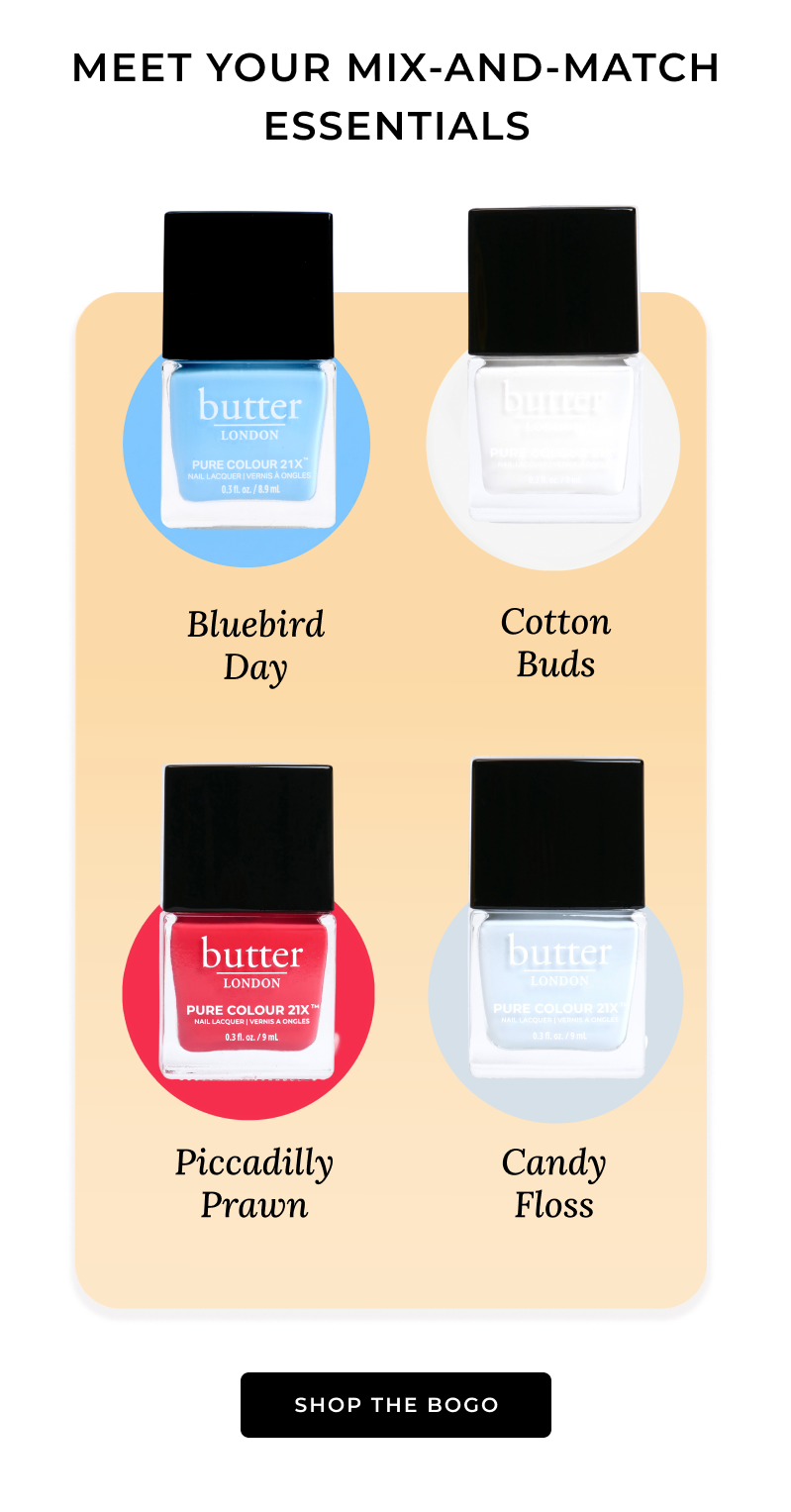 Red, White & Blue: PC21X BOGO Free - Bluebird Day, Cotton Buds, Piccadilly Prawn, Candy Floss