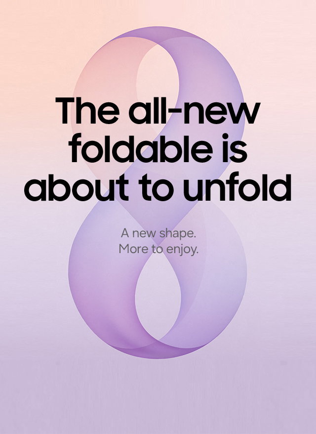 The all new foldable is about to unfold