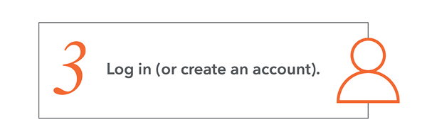3. Log In Or Create An Account