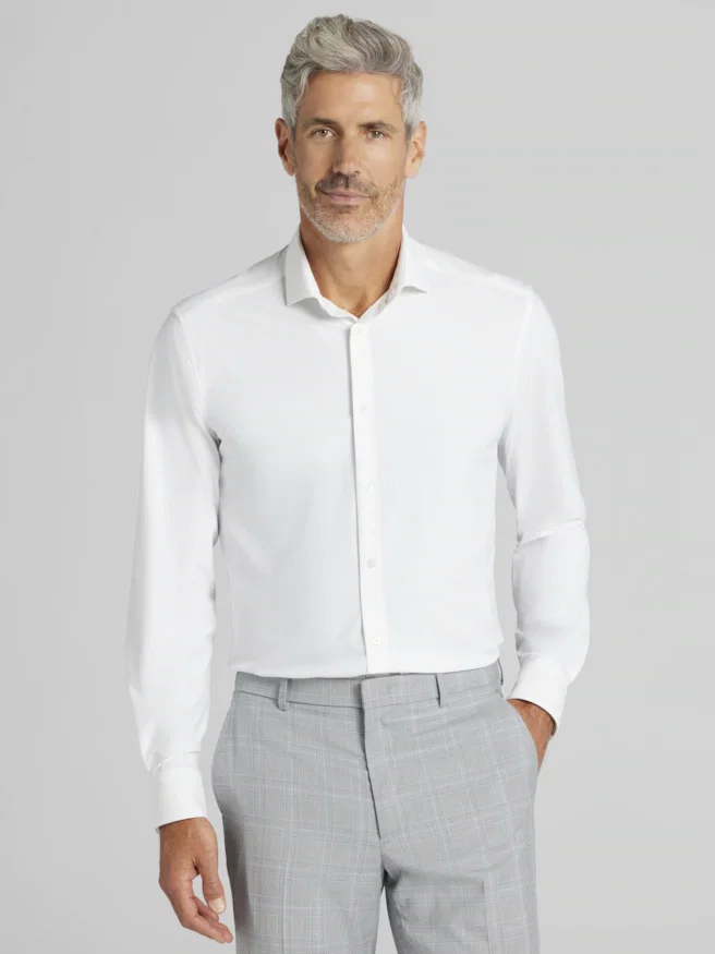 Awearness Kenneth Cole CHILLFLEX Slim Fit 4-Way Stretch Dress Shirt