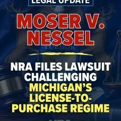 NRA Sues Michigan Over Permit-to-Purchase Denials