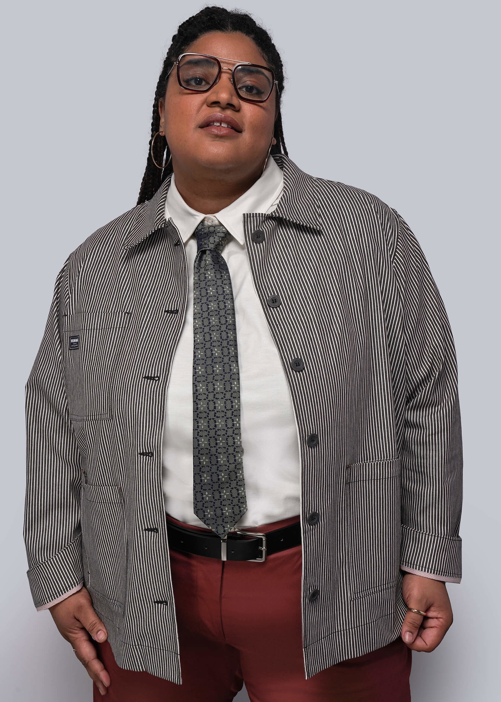Image of The Essential Railroad Stripe Utility Jacket