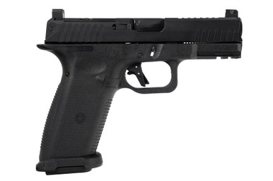 TimberWolf 19+ w/Black Slide, Black Frame, Black Std. Barrel, NF Lower 1/3 Sights, Flat Trigger
