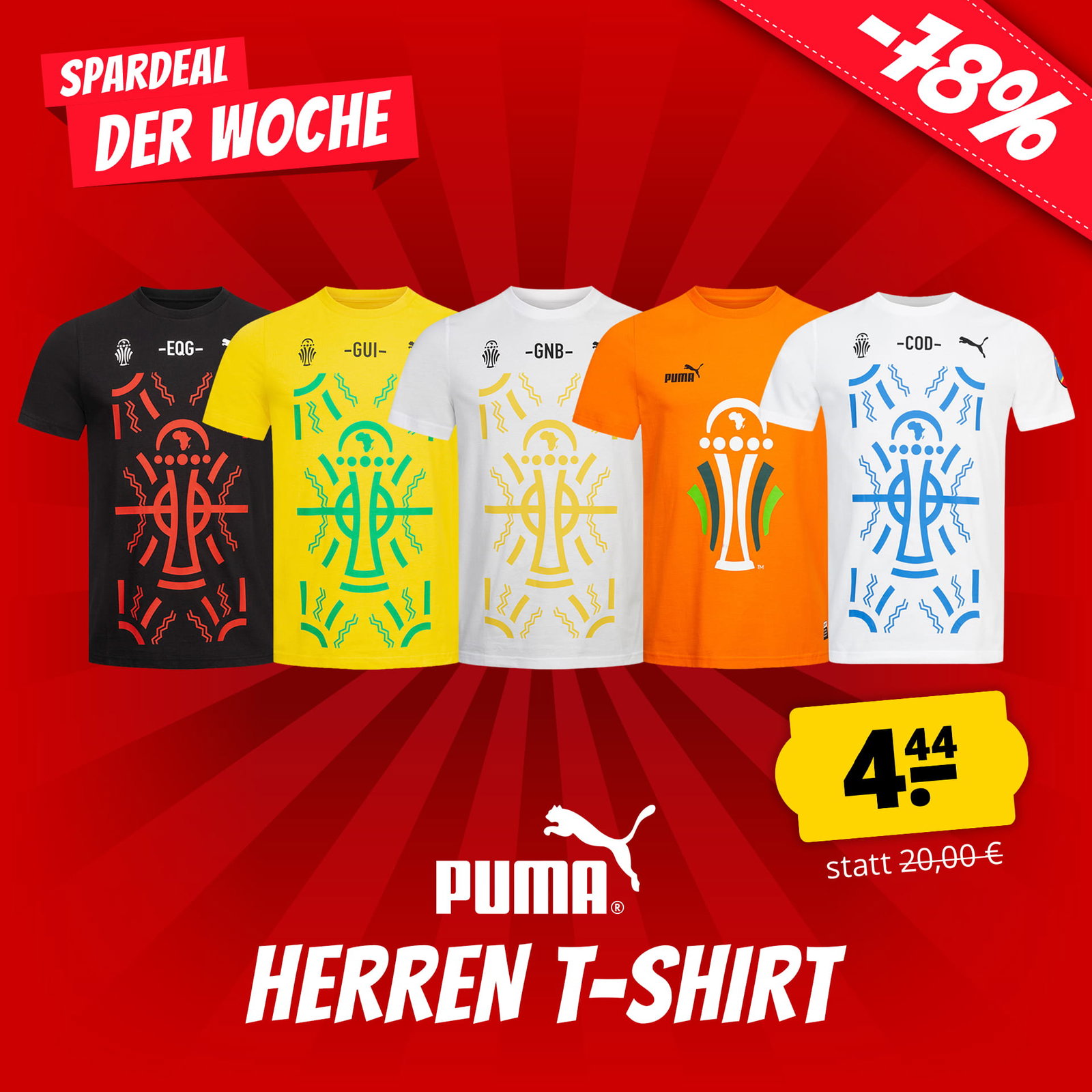 Guinea-Bissau PUMA Herren T-Shirt 