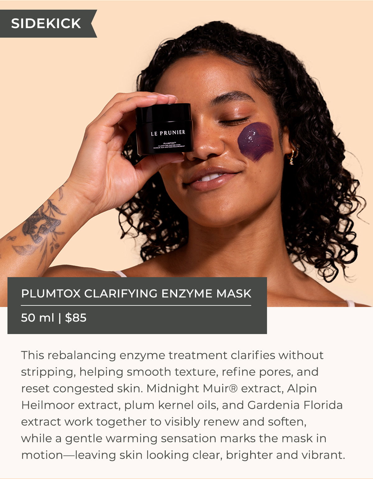 HERO PRODUCT - Plumtox Clarifying Enzyme Mask - 50 ml | $85