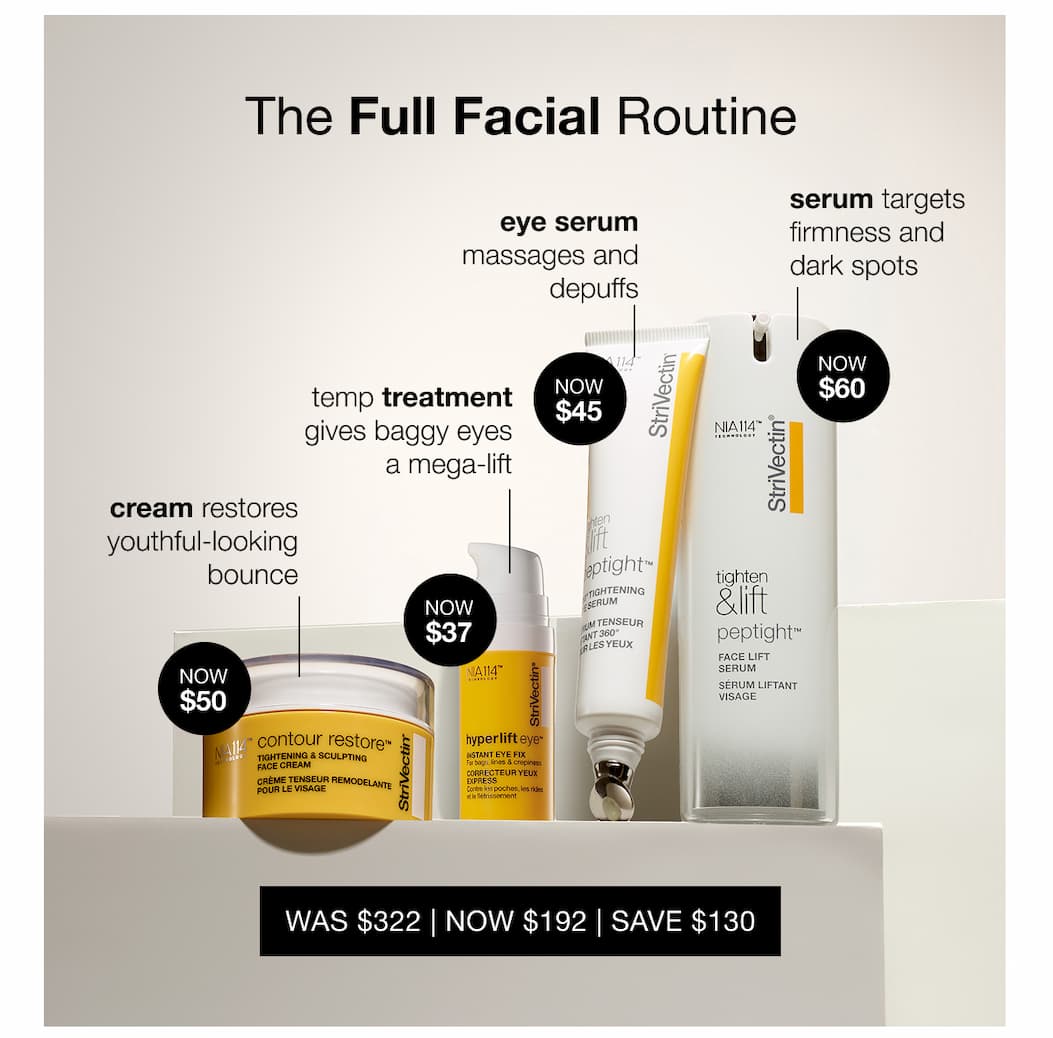 Shop Full Facial Routines Up to 50% Off