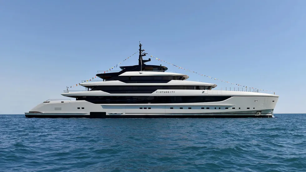 A 239-Foot Superyacht With a Living Tree at the Center Just Hit the Seas