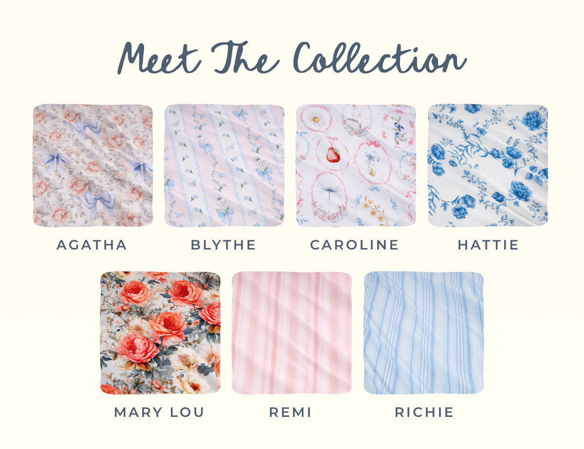 Meet the Collection: Agatha, Blythe, Caroline, Hattie, Mary Lou, Remi, Richie