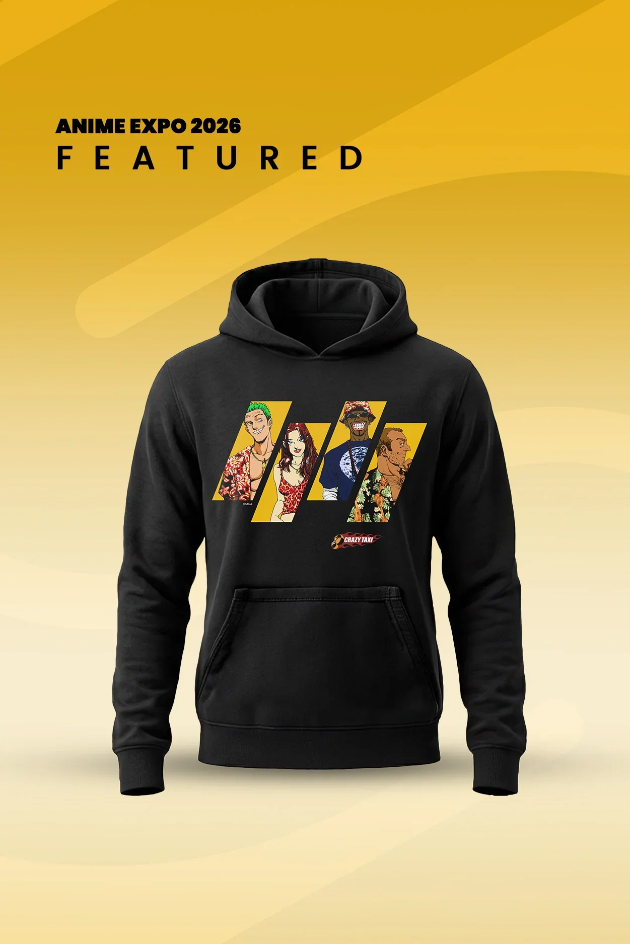 Image of Crazy Taxi Character AX26 Hoodie