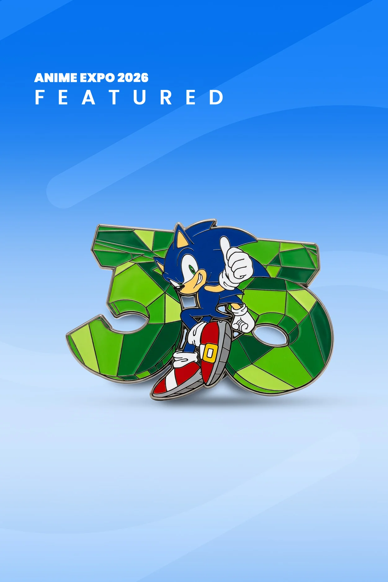Image of Sonic the Hedgehog: 35th Anniversary Pin