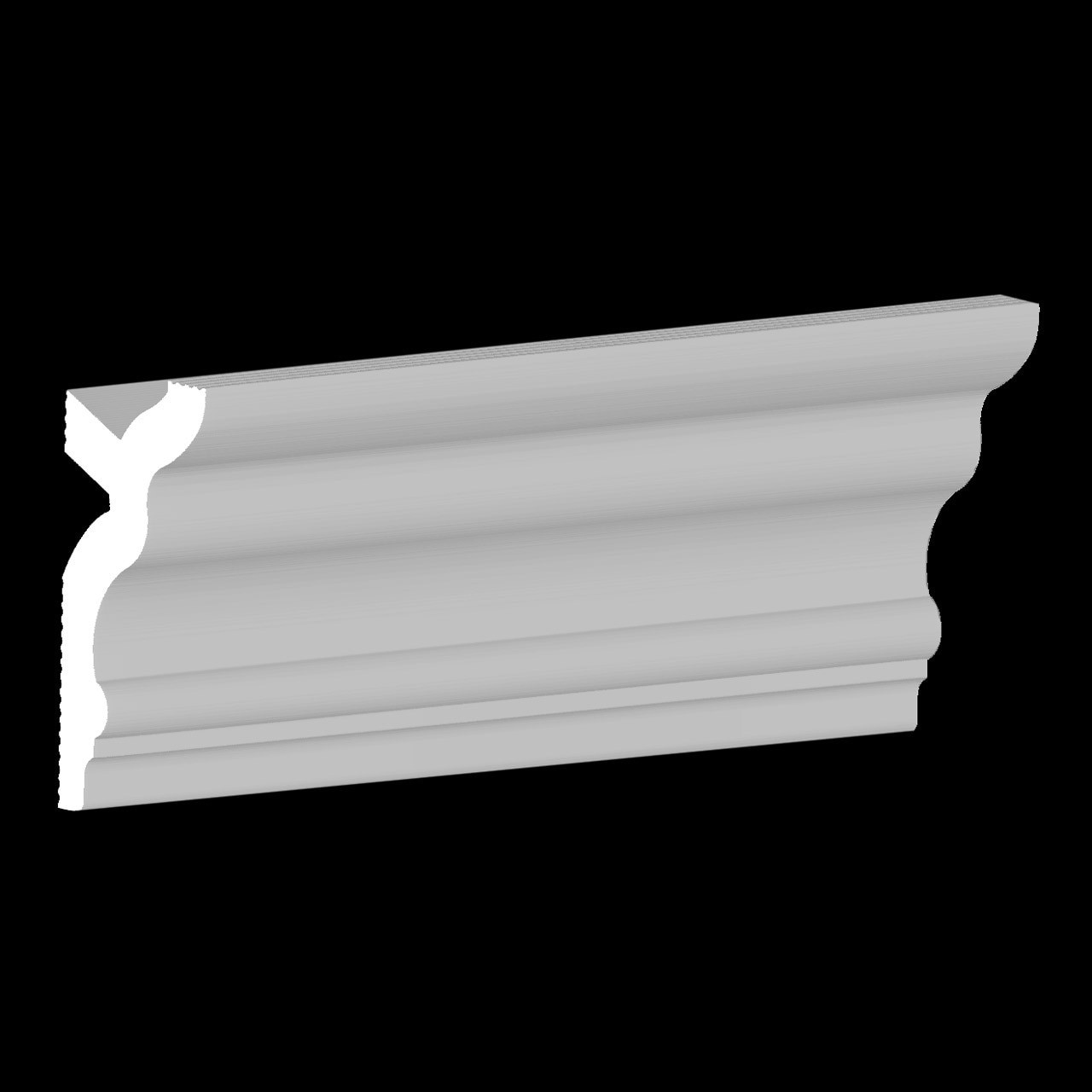 Image of DIY Foam Crown Molding  3 in. Wide 8 ft. Long - #CC 355