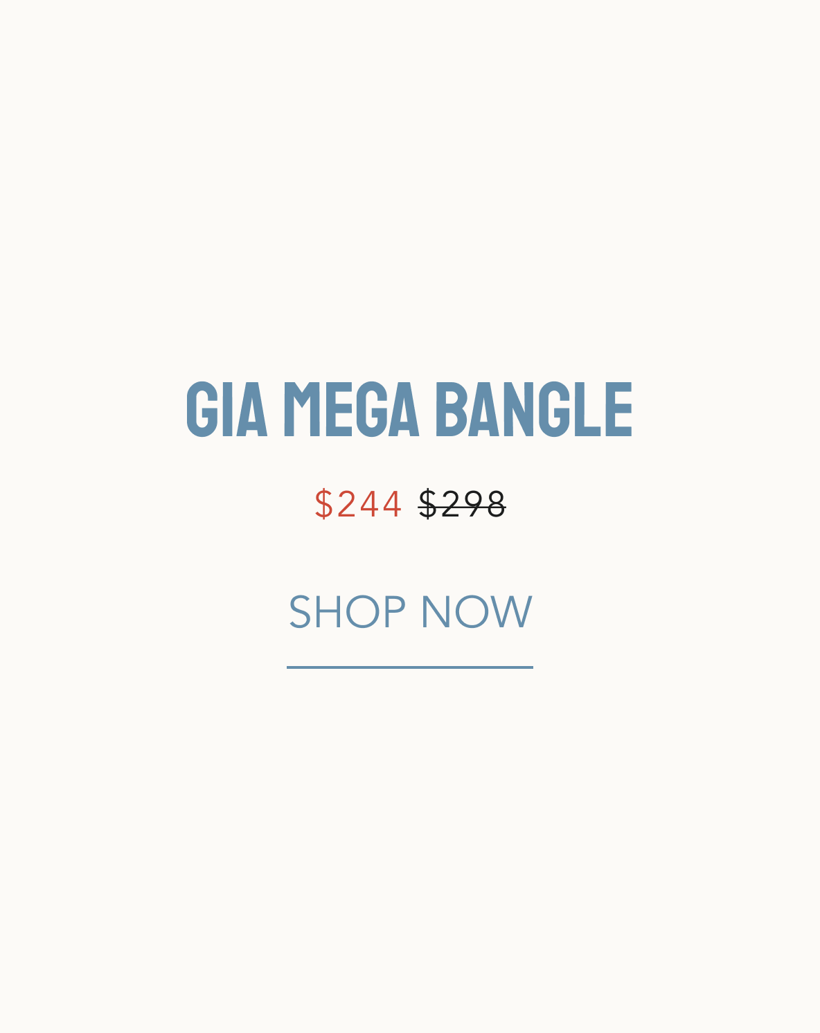 gia mega bangle on sale