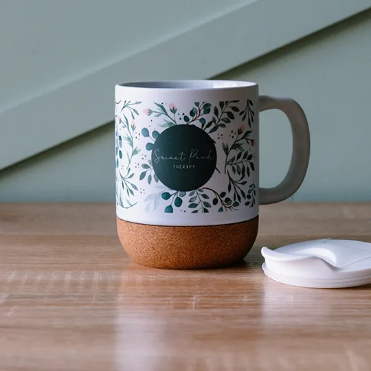 Cork Base Ceramic Mugs