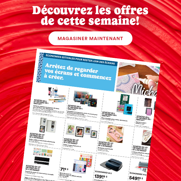 Découvrez les offres de cette semaine – Magasiner maintenant