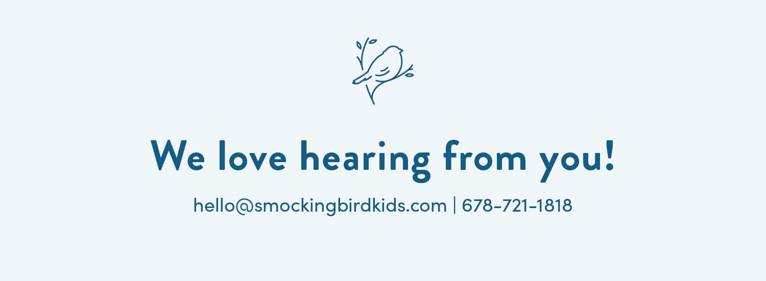 Smockingbird Frequent Feathers rewards program, join our flock