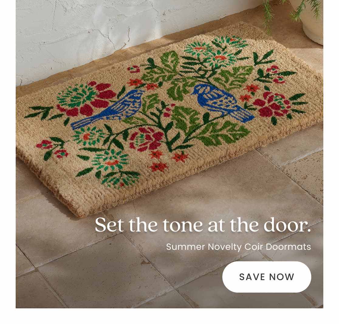 Summer Novelty Coir Doormat