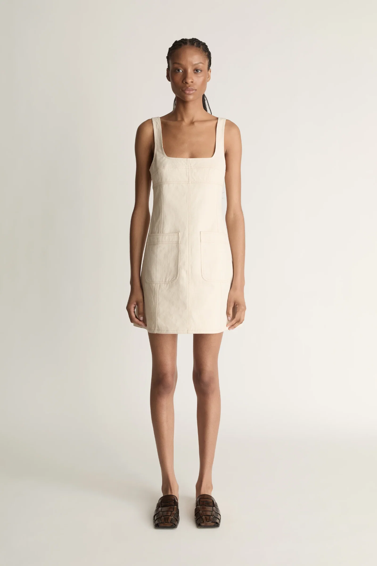 Image of Lenny Canvas Mini Dress