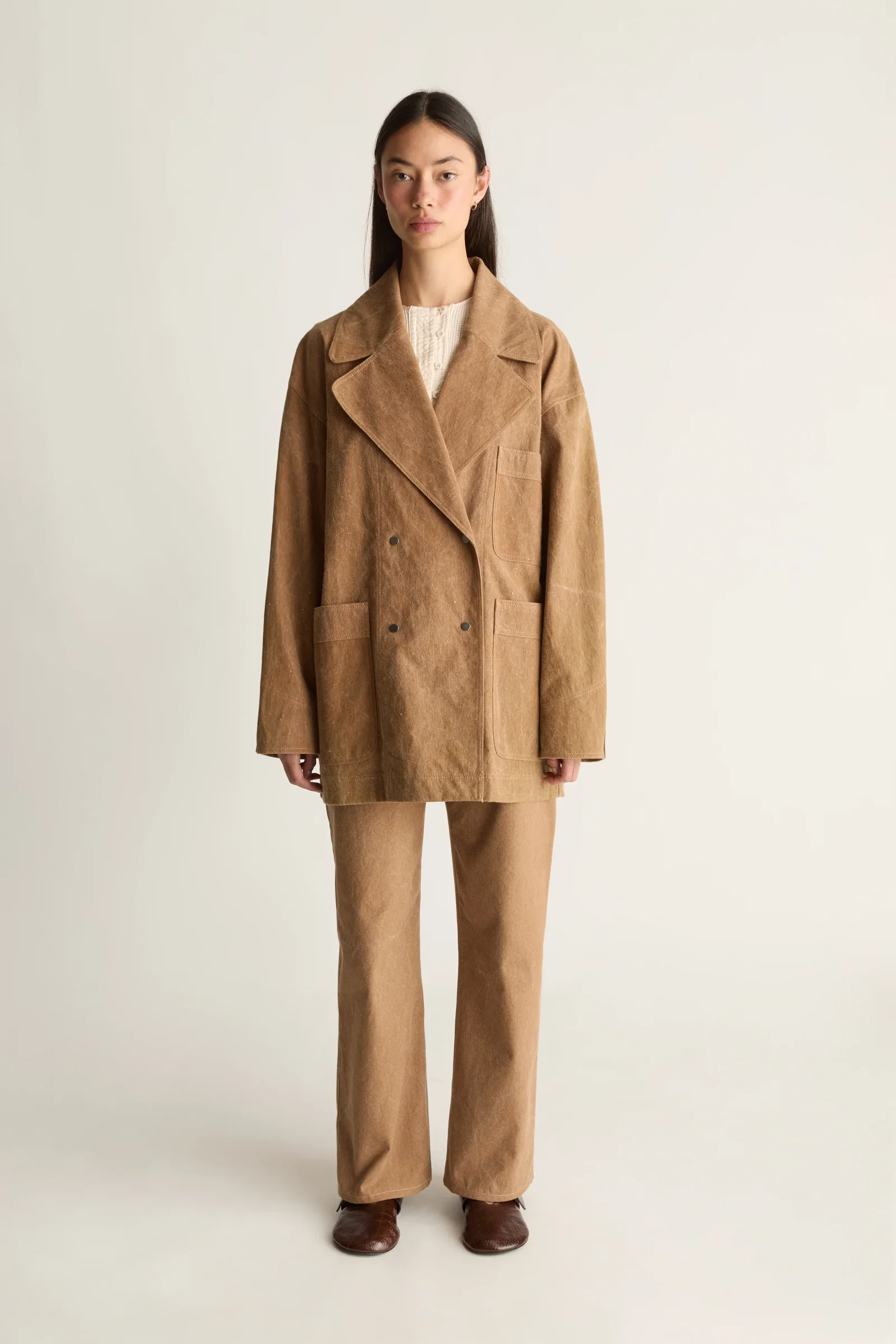 Image of Lenny Canvas Pea Coat
