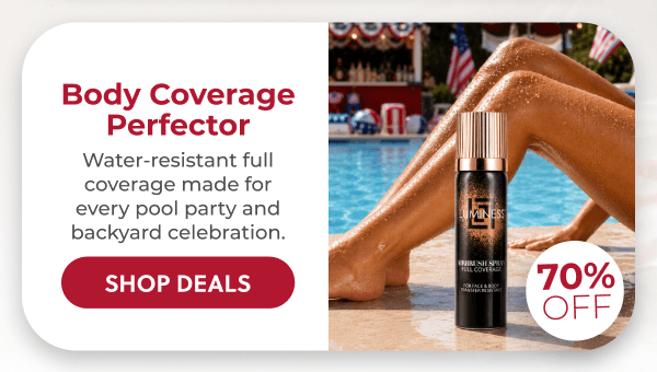 BODY COVERAGE PERFECTOR: Conceals veins and imperfections all day!