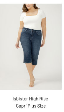 Isbister High Rise Capri Plus Size