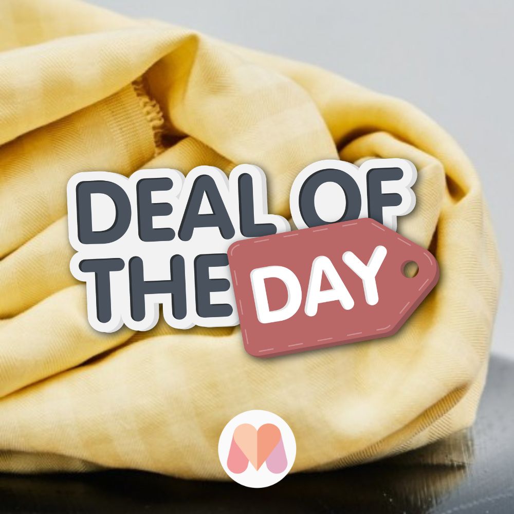 Meet MILK Two Tone Check Tencel Lyocell Twill Fabric Mellow