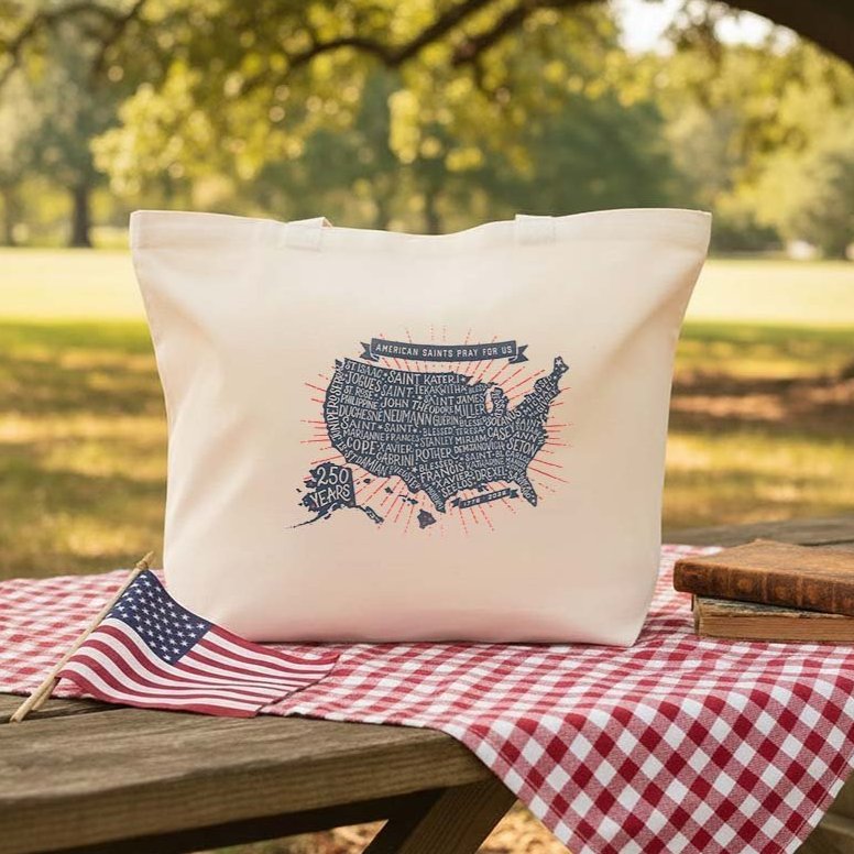 American Saints 250th Commemorative Canvas Tote