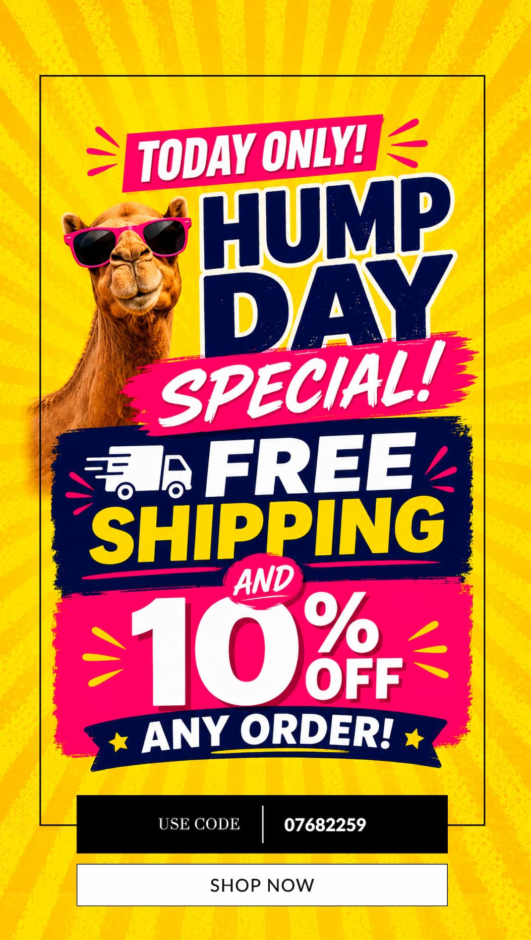 Monday Madness Sale, 30% off any order