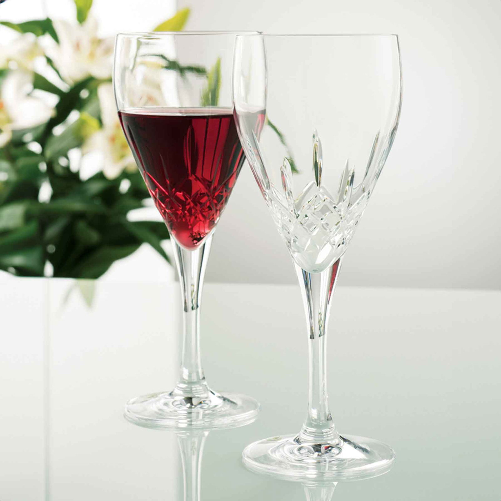 Image of Galway Crystal Longford Red Wine Pair